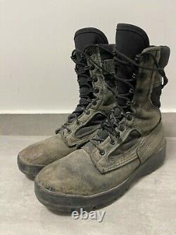 Israel IDF Army Tzahal Military Black Leather Combat Boots US Size 7 EU Size 40