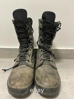 Israel IDF Army Tzahal Military Black Leather Combat Boots US Size 7 EU Size 40