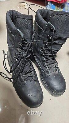 Israel IDF Army ZAHAL Military Leather Boots Shoes 8.5 US EUR 42