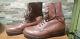 Israel Idf Army Zahal Military Red Leather Boots Shoes 13.5 Eur 48 Hardly Used