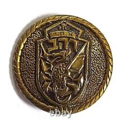 Israel ZAHAL IDF Navy 1960' Destroyer Warship RAHAV badge pin. RRR