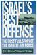 Israel's Best Defense The First Full Story Of The Israeli Air Force