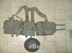 Israeli Army 1982 Lebanon War Helmet and Ephod Vest Set. Zahal Idf ORLITE, HAGOR