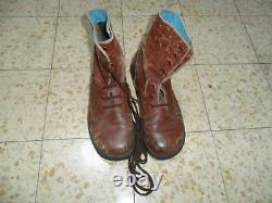 Israeli Army Boots For Sale Para Red Brown LIGHT. Idf Zahal MADE IN ISRAEL BRILL