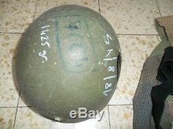 Israeli Army CURRENT Helmet. Zahal Idf Made in Israel Rabintex with Net and Strap