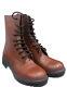 Israeli Army Military Idf Combat Paratroopers Leather Light Red / Brown Boots