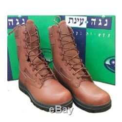 Israeli Army Military IDF New Combat Paratroops Leather CORDURA Red Brown Boots