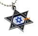 Israeli Army Star Of David Necklace With Flag Of Israel Zahal Defense Force