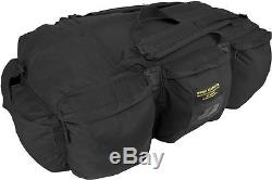 Israeli Army Tactical IDF Infantry Duffle Bag with Carry Straps Military Black