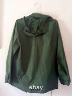 Israeli Green Army Light Jacket Hooded IDF L Large Size With Zahal Label