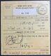 Jan 1949 Early Julis Idf Base Apo 10 Israeli Army Parcel Card, Fpo To Balfouria