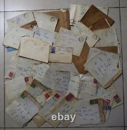 Judaica Israel Military Post Letters 26 From & 14 To Idf Zahal 1948