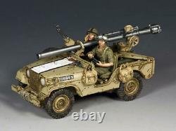 King & Country Soldiers IDF017 Israeli M38 Jeep With 106mm Recoilless Rifle