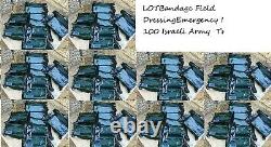 LOT 100 Israeli Army Bandage Field DressingEmergency IDF IFAK Trauma Vacuum Sea