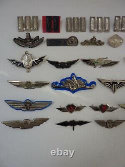 Lot of 94 Israel IDF Army Badges Israeli Pins