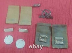 Lot personal items officer Idf Air force Early 1960s documents photos hat etc