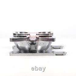 Manifold CARB ADAPTOR 2 x IDF WEBER EMPI TO 4BBL HOLLEY CARBURETTOR for GM FORD