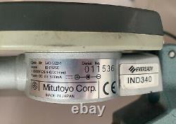 Mitutoyo Digimatic Digital Indicator ID-F125E 543-442-1 W /Inspection Stand 0-1