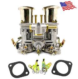 NEW 48IDF Carburetor With Air Horn For Solex Dellorto Weber EMPI 48MM