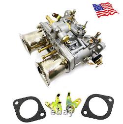 NEW 48IDF Carburetor With Air Horn For Solex Dellorto Weber EMPI 48MM