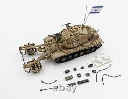 New 172 Israel IDF M60A1 Blazer Tank With KMT-4 Mine Roller Mid-East Wars Model