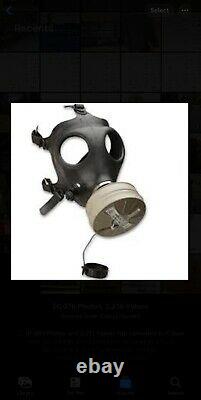 New Gas Mask Sealed Box Israeli IDF Civilian Adult 40mm Nato Filter Drink. Tube