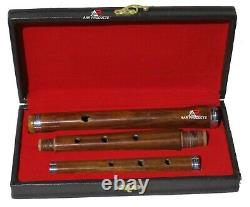 New Irish Professional Tunable D Flute with Hard Case 23 Length 3 Pcs Music AAR