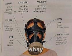New! Israeli Lot Of 3 Idf Gas Mask Large Size No 1 Adult & 3 Drinks Tube