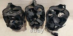 New Lot Of 3 Israel Israeli Only Gas Mask Large Size No1 Adult Idf No Filter