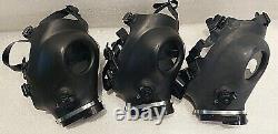 New Lot Of 3 Israel Israeli Only Gas Mask Large Size No1 Adult Idf No Filter