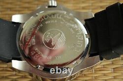 Nib Clean Un-issued Inscribed Adi Idf Israel Blk/blk 200m Quartz Watch + Box Set