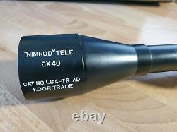 Nimrod 6X40 rifle scope M1aye Galil IMI IDF Israeli Hakko Japan
