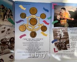 Official Hanukkah 1995 coin set limited edition of only 7500 sets IDF Israel