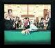 Oil Painting On Canvas (pool Game) Art, 20 X 24 Framed, Pool Hall Characters