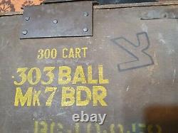 Old british army ammo box with idf stamp