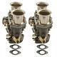 Pair Carbs Carburettors Carby For Weber 44 Idf 1899006100 For Vwithford