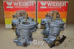 PAIR SET WEBER IDF 36 original made in italy! FREE SHIPPING WORLDWIDE
