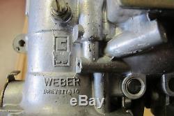 Porsche 356 912 Weber Carburetors 40 IDF + Intake + Air Cleaners Set -Italy made