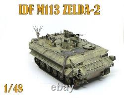 Pro Built 1/48 Idf M113 Zelda-2- Red Tank Miniature New Hot