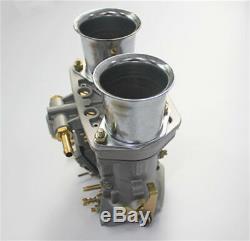 Quality 44 Idf Oem Carburetor + Air Horns Replacement For Solex Dellorto Weber