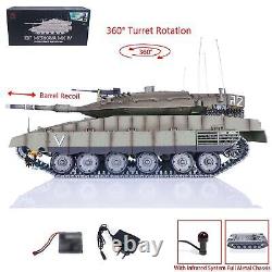 RC Battle Tank Heng Long 1/16 IDF Merkava MK IV Full Metal Chassis Barrel Recoil