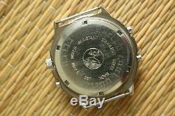 Rare Condition Issued Inscribed Adi Idf Blk/blk Wr50 Chronograph Watch + Box Set
