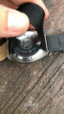 Rare ETERNA Matic Super KonTiki Military IDF Diver's Watch 1970s with IDF NUMBER