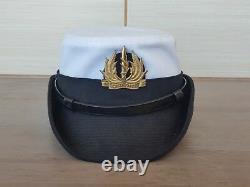 Rare IDF Israel Army Navy Corp Vintage Naval Officer Visor Hat Bernard Cap women