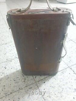 Rare IDF Israeli Army Wood Carrying Case for Mortar Shells Made By Orlite
