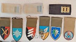 Rare Israel Israeli 16 Lot Of Army Military Shoulder Tag Badge Idf Zahal