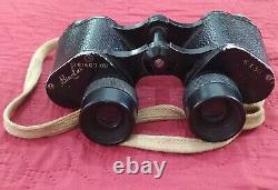Rare VINTAGE Binolux 6x30 Binoculars IDF marks 1950s 1960s Israel Army ZAHAL