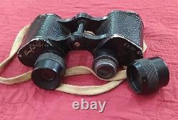Rare VINTAGE Binolux 6x30 Binoculars IDF marks 1950s 1960s Israel Army ZAHAL