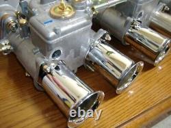 Set of 4 Weber Solex Side Draft Carburetor Air Funnel 40DCOE44IDF45 240Z S30 510