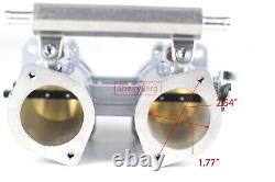 Twin 45mm 45IDF Throttle Bodies + TPS For Jenvey IDF Carb 84mm Tall Weber FOR VW